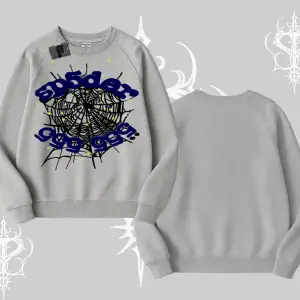 Beyaz Biskilet Yaka Sweatshirt Sp55der