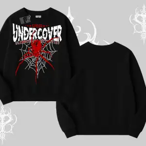 Beyaz Biskilet Yaka Sweatshirt Spider Undercover