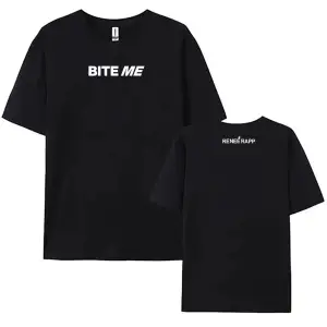Beyaz Bite Me Reneé Rapp Şarkıcı Albümü Baskı leri Yumuşak Unisex Streetweed Kı