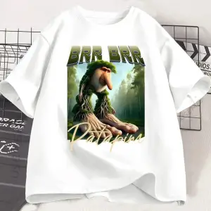 Beyaz Brr Brr Patapim Komik İtalyan Brainrot Hayvanlar Y2k leri Gevşek