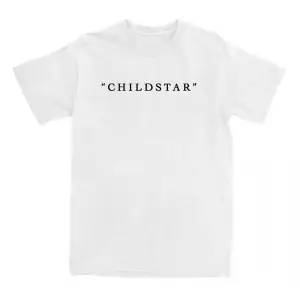 Beyaz CHILDSTAR Albümü Grafik leri Grace Vanderwaal Şarkıcı Yaz Yuvarlak Boyun