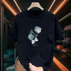 Beyaz Çok Yönlü Gevşek Trendy Yepyeni Saf Baskılı Taban Üst Grafik T