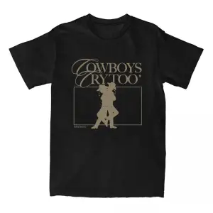 Beyaz COWBOYS CRY TOO GRAFIK T-SHIRT Kelsea Balerin Şarkıcı Baskı leri Yumuşak Yaz Tees