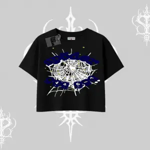 Beyaz Crop Tişört Sp55der