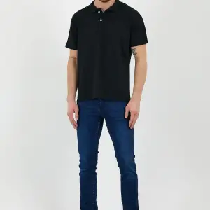 Beyaz Dar/slim Fitt Polo Yaka Tshirt.