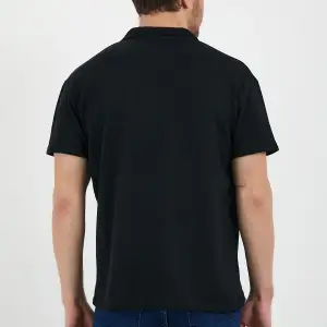 Beyaz Dar/slim Fitt Polo Yaka Tshirt.