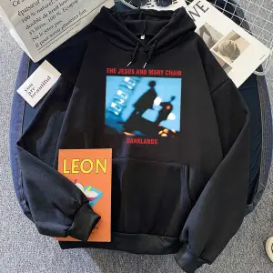 Beyaz Darklands Graphic Printing The Jesus and Mary Chain Rock Band Winter Long Sleeve