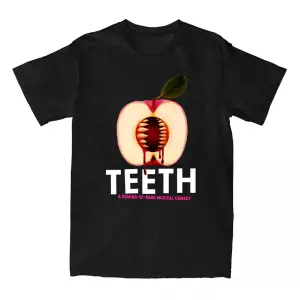 Beyaz Diş Müzikal Komedi baskılı /Erkek leri Grafik Tees Tops Yu