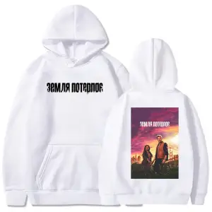 Beyaz Earth Abides TV Series Printing Hoodies Long Sleeve Winter