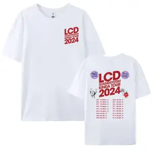 Beyaz Electronic Rock Band LCD Soundsystem Short Sleeve Summer