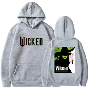 Beyaz Fantasy Movies Wicked Graphic Hoodies Sudaderas Con Capucha Hooded