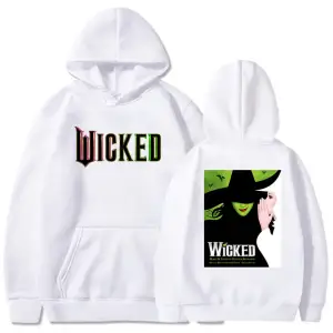 Beyaz Fantasy Movies Wicked Graphic Hoodies Sudaderas Con Capucha Hooded