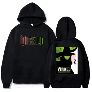 Beyaz Fantasy Movies Wicked Graphic Hoodies Sudaderas Con Capucha Hooded