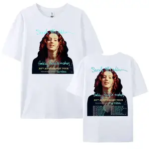 Beyaz FUMBLING EKSTASYA 30TH YILDÖNÜMÜ TURU, Sarah McLachlan Grafik Tshirt Yaz P