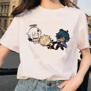 Beyaz Genshin darbe Hu Tao Morax Zhongli Tartaglia Paimon yaz