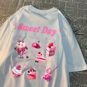 Beyaz Gevşek Fit Sle Kore Versiyonu Yaz Yuvarlak Üst Çiftler Kısa ko