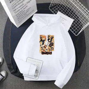 Beyaz Haikyu Anime baskılı