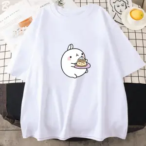 Beyaz Harajuku Anime Kawaii lu Harajuku Streetwear Y2k