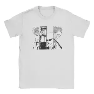 Beyaz Harajuku Sokak Japon Kaya Punk