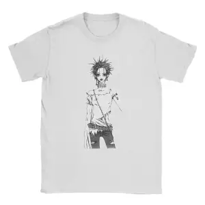 Beyaz Harajuku Sokak Japon Kaya Punk