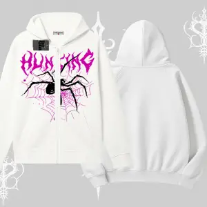 Beyaz Hırka Sweatshirt Autumn Spider