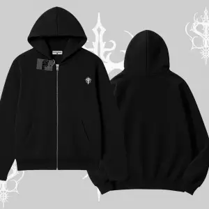 Beyaz Hırka Sweatshirt Özel logolu