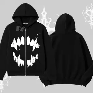 Beyaz Hırka Sweatshirt Vampir Dış