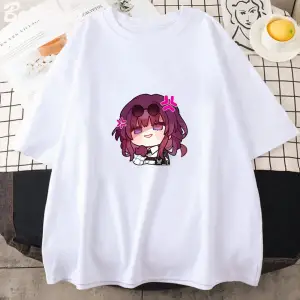 Beyaz Honkai Yıldız Raylı Chibi Kafka Anime Baskı Kawaii Manga Vanitass Cospl