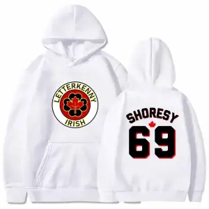 Beyaz Hoodies Shoresy69 Sudbury yabanmersini buldog Hip Hop