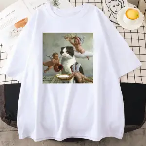 Beyaz İskoç Kat Melek Taç Baskı Kişilik isiklet Yaka Tüm Matematik Kısa