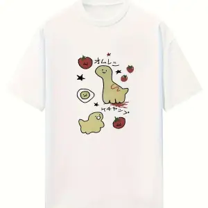 Beyaz İtalyan Domates askı Sevimli Tee Ek