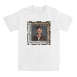 Beyaz J-hope Mona Lisa Tek, Yeni Yaz /Erkek leri Yuvarlak