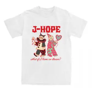 Beyaz J-Hope sahne turu, lu Unisex streetwear Hip Hop giysi