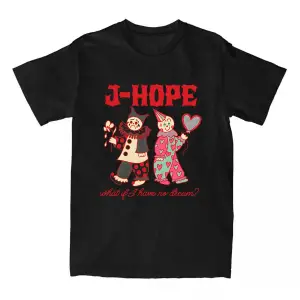 Beyaz J-Hope sahne turu, lu Unisex streetwear Hip Hop giysi