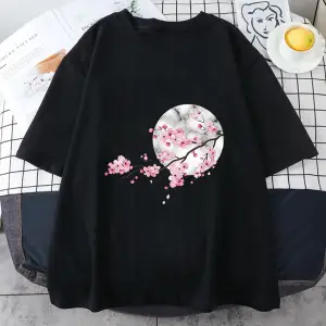 Beyaz Japon Sakura leri Yaz Orijinal Baskı Anime Karikatür İkincil ler ve Kad