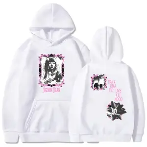 Beyaz jazmin-fasulye travmatik geçim tur Hoodies Harajuku