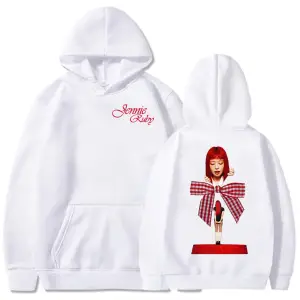 Beyaz Jennie Ruby 1st Studio Albümü ExtraL Yeni Kore kıcı Grafik