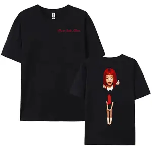 Beyaz Jennie Ruby 1st Studio Albümü Ürün Tshirt Kim Mantra Jennie li Gev
