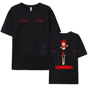 Beyaz Jennie Ruby 1st Studio Albümü Ürün Tshirt Kim Mantra Jennie li Gev