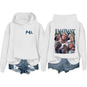 Beyaz JJ Maybank Balıkçılık Charters OBX Hoodie JJ Maybank Balıkçılık Charters JJ Maybank Bal