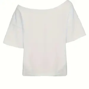 Beyaz Kadın Düşük Omuz Kayık Yaka Feel Fun Baskılı