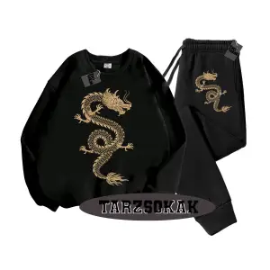 Beyaz Kapşonlu Ejderha Detaylı ikili TAKIM