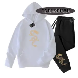 Beyaz Kapşonlu Ejderha Detaylı ikili TAKIM