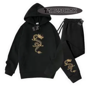 Beyaz Kapşonlu Ejderha Detaylı ikili TAKIM