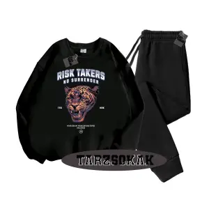 Beyaz Kapşonlu Reason Detaylı ikili TAKIM