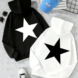 Beyaz Kapşonlu Sweatshirt Çift Sevgili Kombinleri Couple Clothing