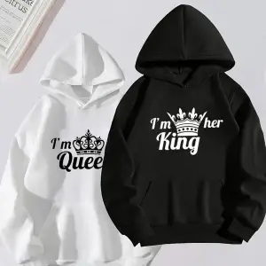 Beyaz Kapşonlu Sweatshirt Çift Sevgili Kombinleri Couple Clothing