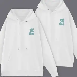 Beyaz Kapşonlu Sweatshirt Çift Sevgili Kombinleri Couple Clothing