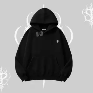 Beyaz Kapşonlu Sweatshirt Özel logolu