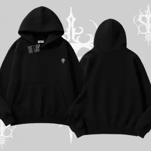 Beyaz Kapşonlu Sweatshirt Özel logolu